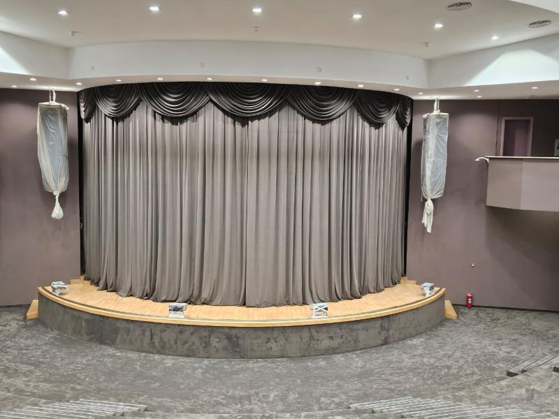 Монтаж Одежды сцены для объекта ФГБУ «Объединенный санаторий «Русь» 