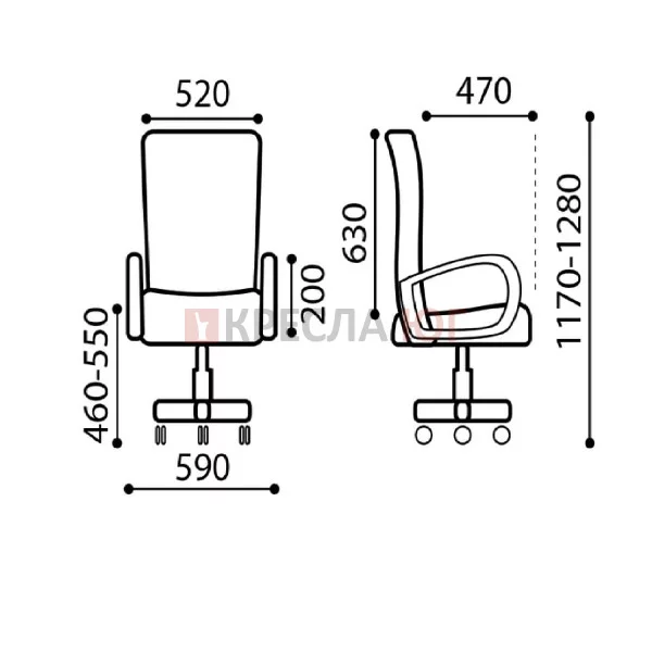 Офисное кресло Менеджер