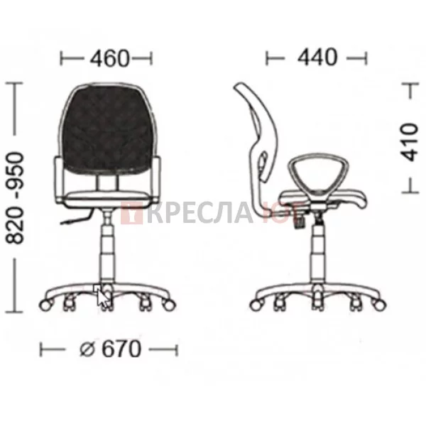 Офисное кресло Альфа II